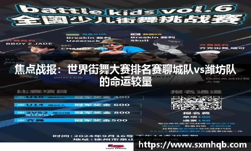 焦点战报：世界街舞大赛排名赛聊城队vs潍坊队的命运较量